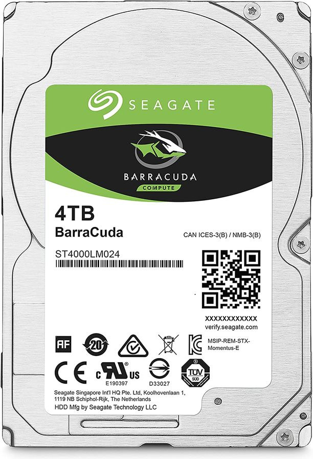 Seagate BarraCuda ST4000LM024 4Tb (серебристый)