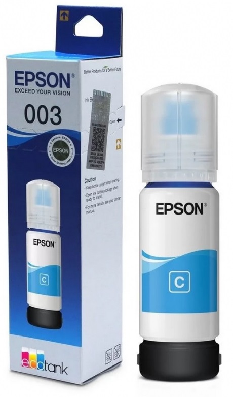 Чернила Epson 003 EcoTank (голубой)