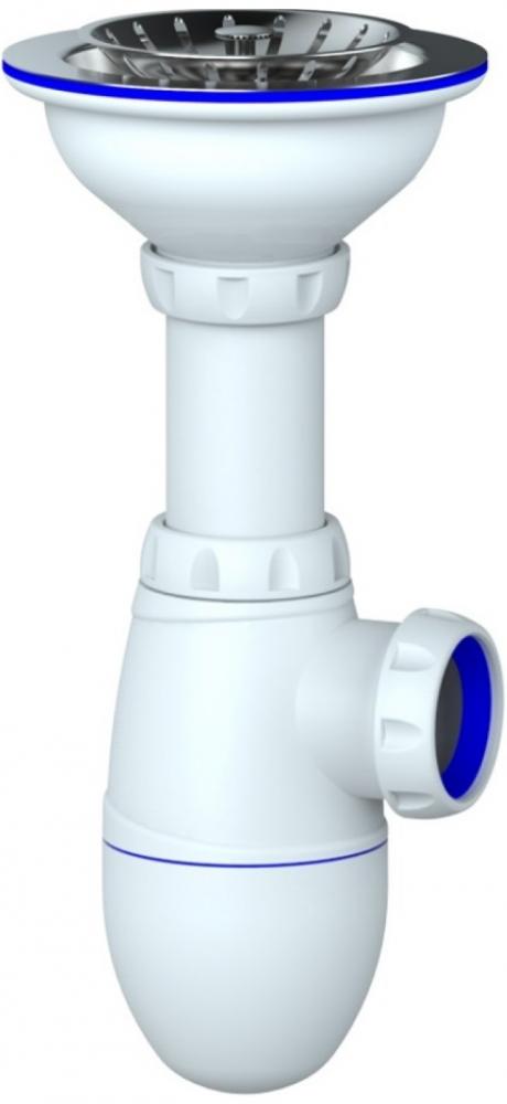 Сифон Unicorn В412P (белый)