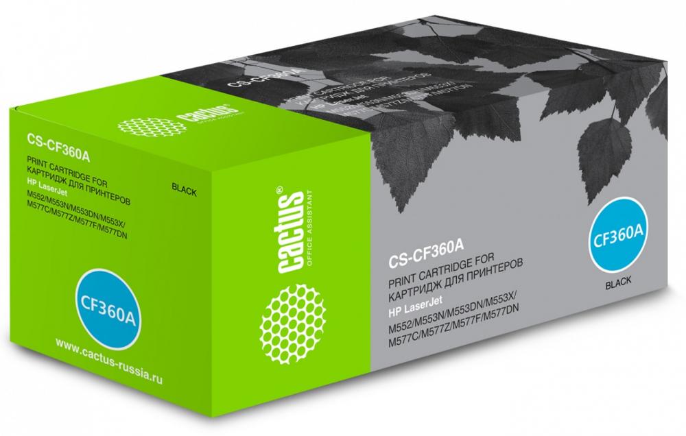 Картридж Cactus CS-CF360A (черный)
