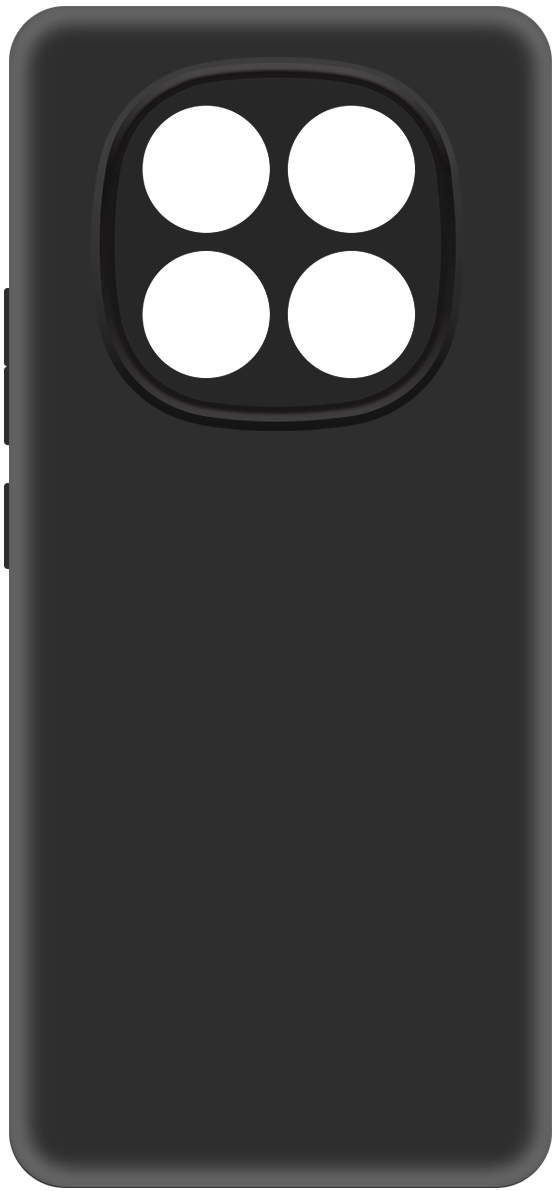 KRUTOFF Soft Case для Xiaomi Redmi Note 14 Pro+ 5G (черный)