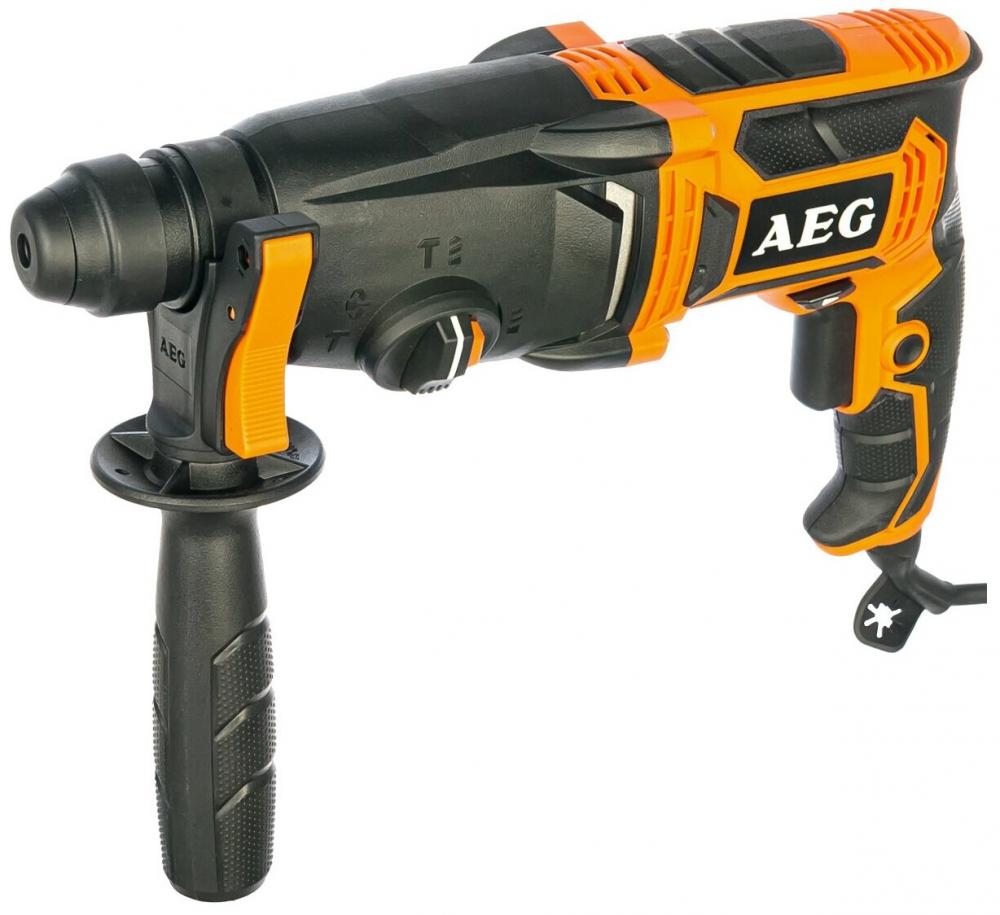 Перфоратор AEG KH 24 IE (черно-оранжевый)
