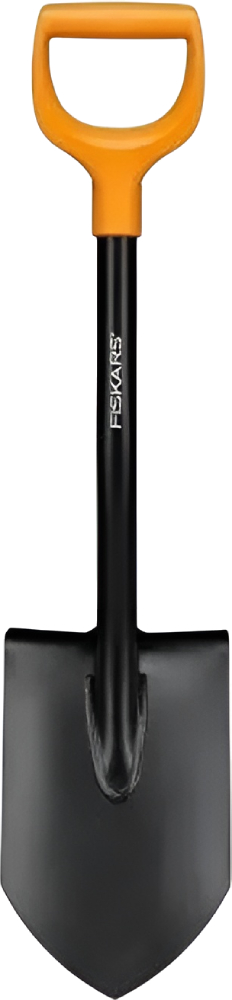 Лопата штыковая Fiskars Solid (черно-оранжевый)