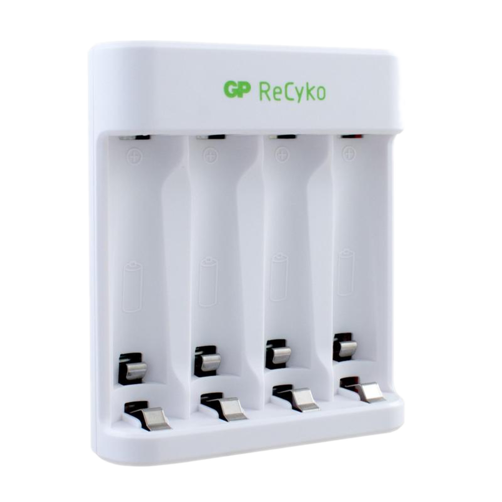 GP Е411 с 4 аккумуляторами АА2700 (белый)