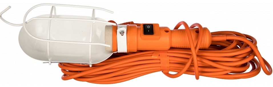 Светильник переноска Gigant ЛСУ-1, 20м IP20 GPE-0014 (оранжевый)