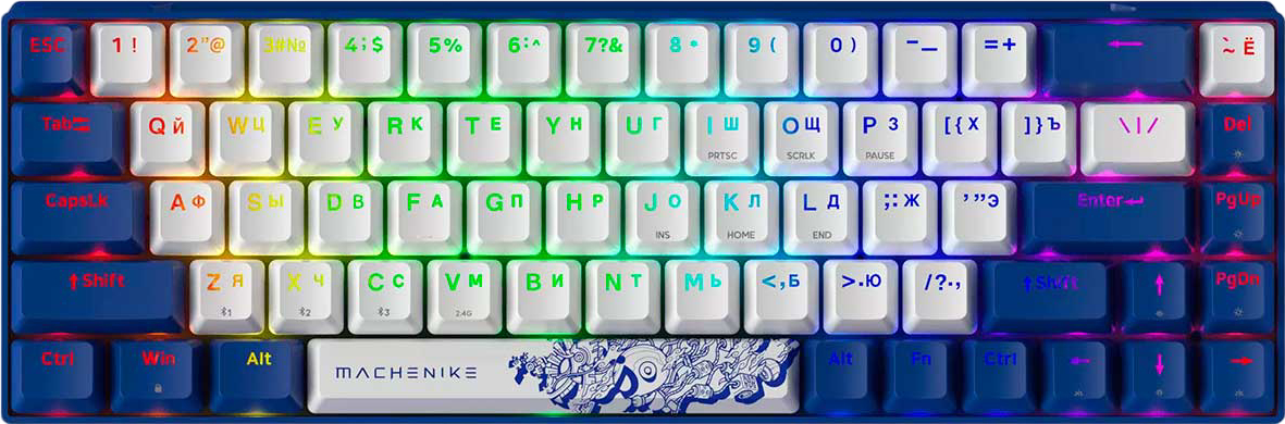 Machenike K600-68 Orion (бело-синий)