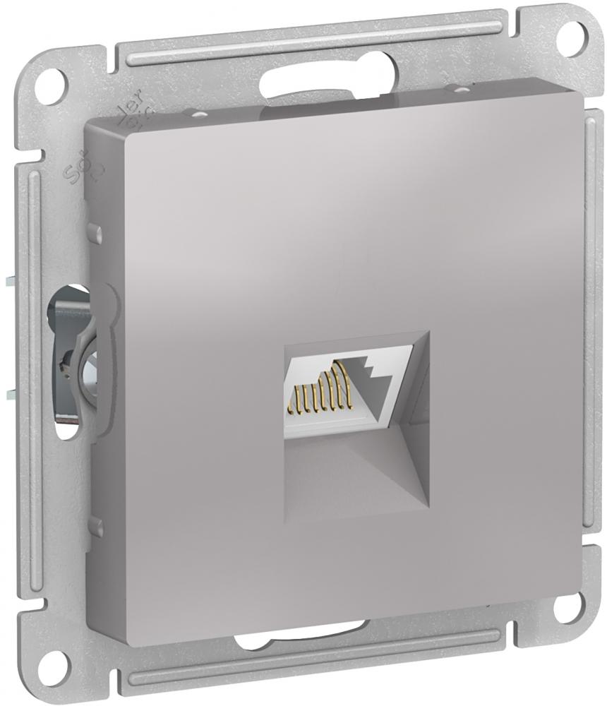 Механизм розетки Schneider Electric компьютерной AtlasDesign (серый)