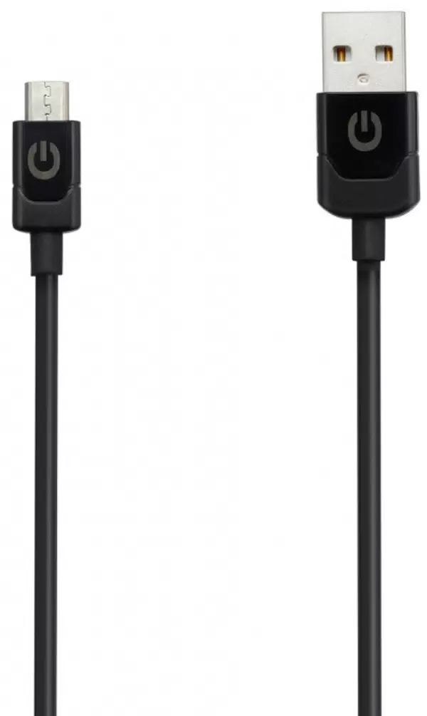 Gerffins GFPRO-CAB-AM, Micro USB, 1м, ПВХ (1А) (черный)