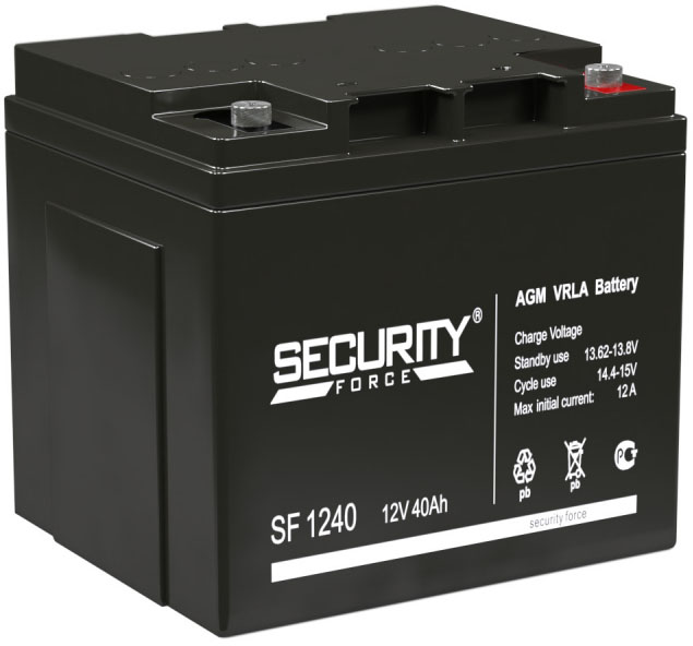 Аккумулятор Security Force SF 1240 (черный)