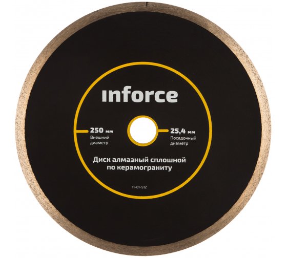 Диск Inforce 250х25.4 мм 11-01-512