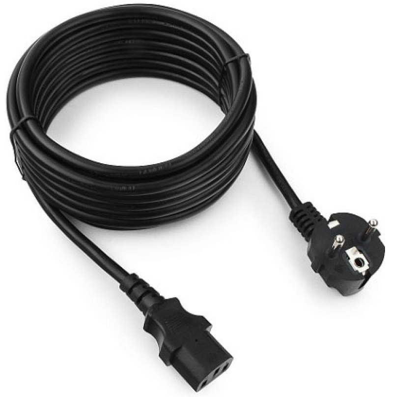 Cablexpert PC-186-1-5M Schuko-C13, с заземлением (черный)