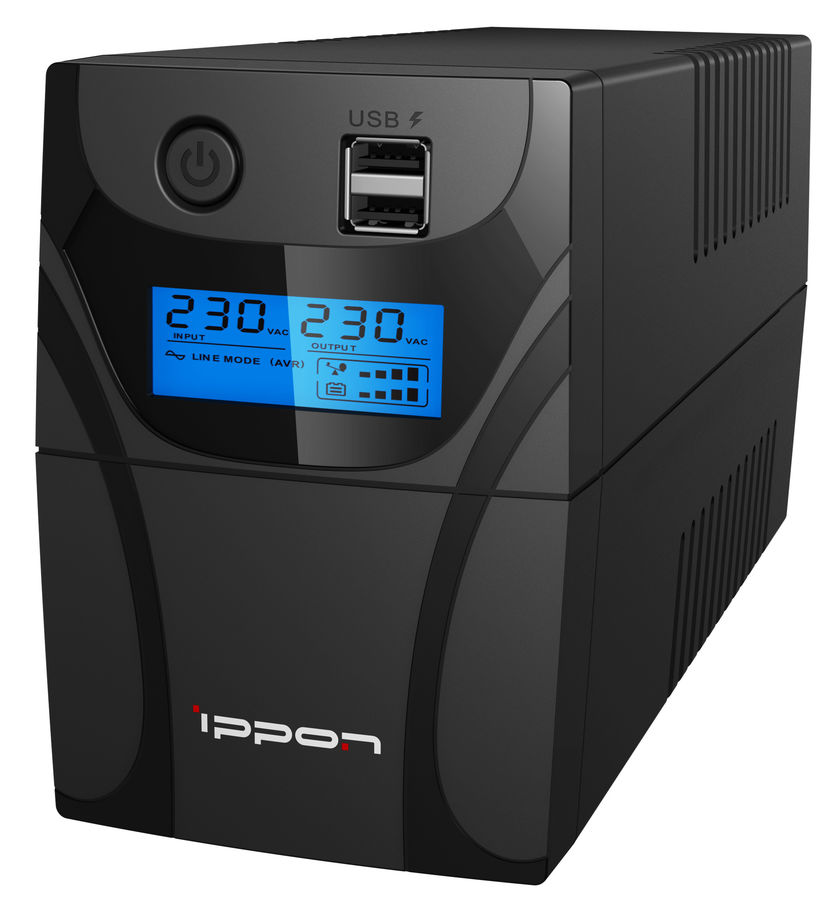 Ippon Back Power Pro II Euro 650 (черный)