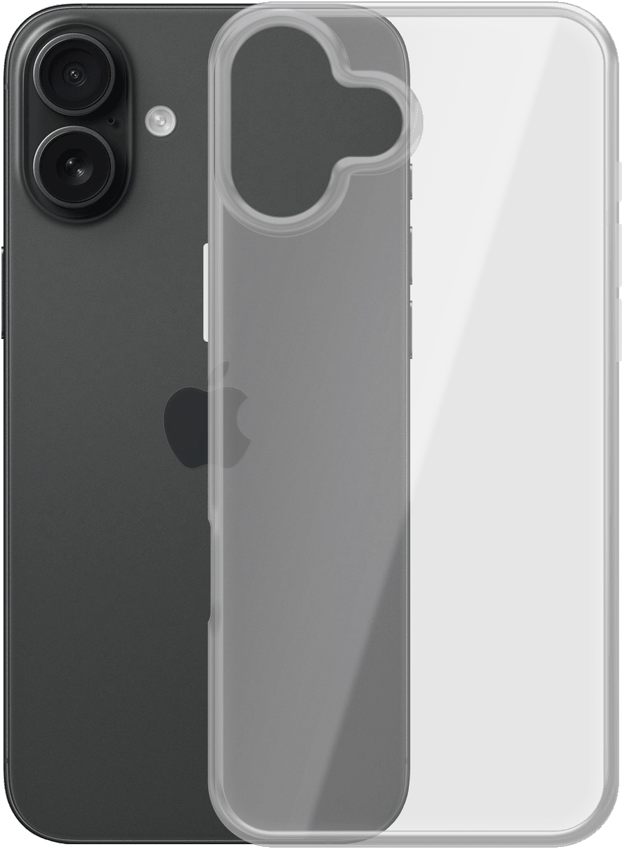 KRUTOFF Clear Case для iPhone 16 Plus (прозрачный)