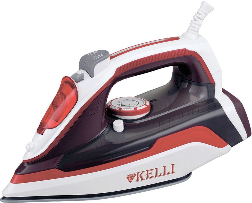 Утюг Kelli KL-1633 (красно-белый)