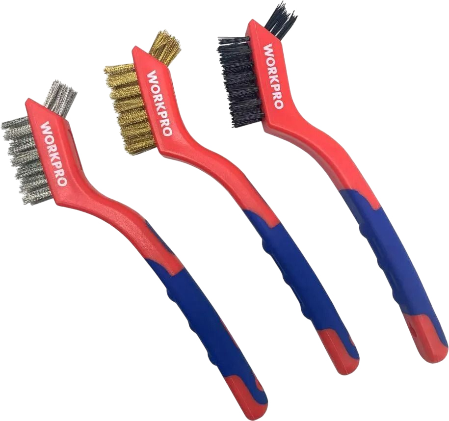 Корщетка Workpro WP253005 (красно-синий)
