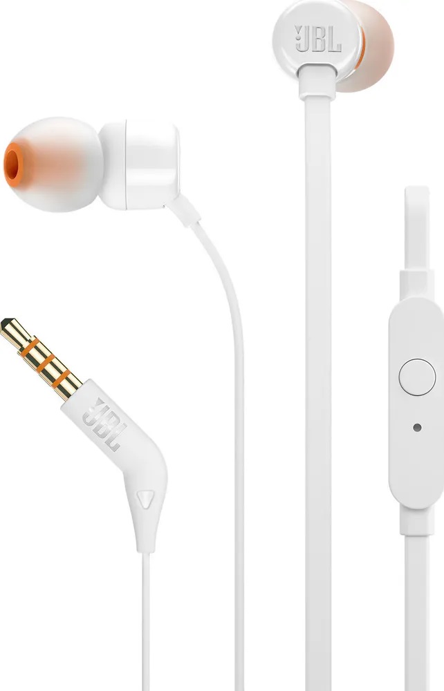 Наушники JBL TUNE 110 (белый)