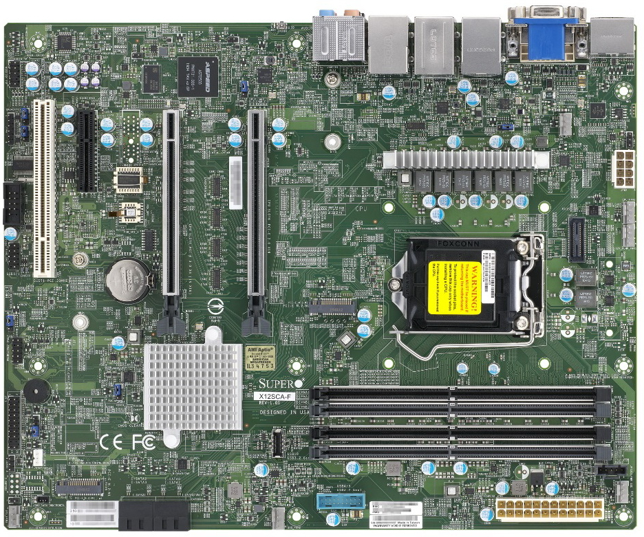 Supermicro MBD-X12SCA-F-B (зеленый)