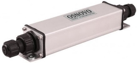 Удлинитель Hikvision E-POE/1W (черно-серебристый)
