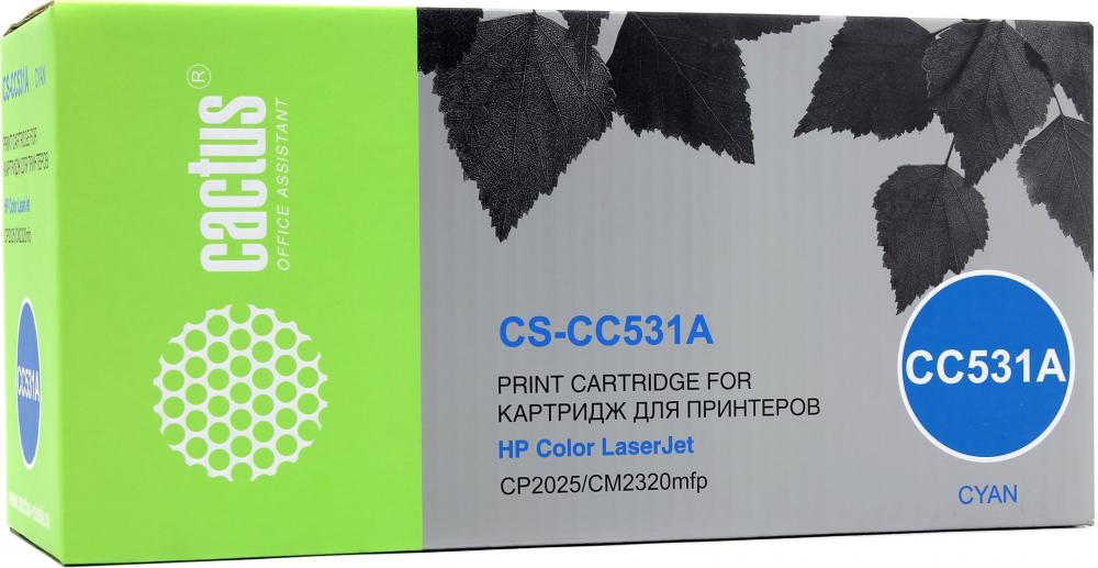 Cactus CS-CC531A для HP CLJ CP2025/CM2320 (голубой)