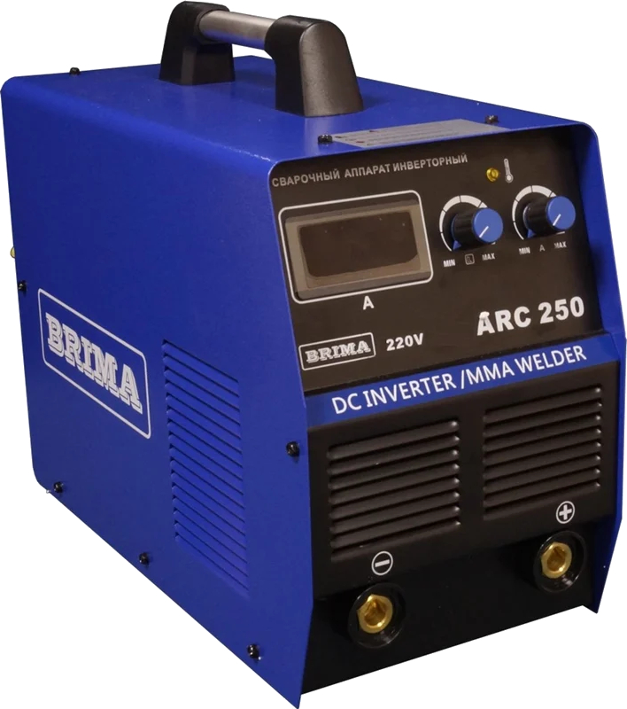 Сварочный инвертор BRIMA ARC-250 (черно-синий)
