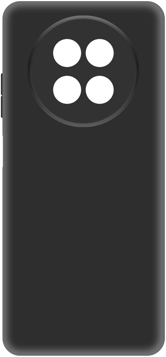 KRUTOFF Clear Case для realme 13+ 5G (черный)