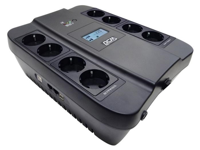 Powercom Spider SPD-1100U LCD USB (черный)