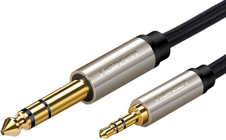 Ugreen AV127 3.5mm to 6.35mm TRS 5м (серый)