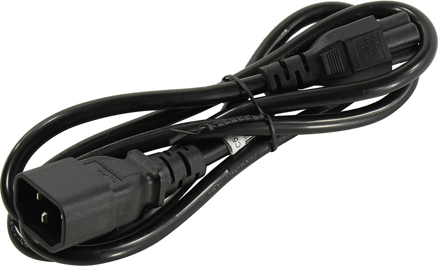 Кабель питания Powercom CABLE IEC 320 C14 TO C5 (черный)