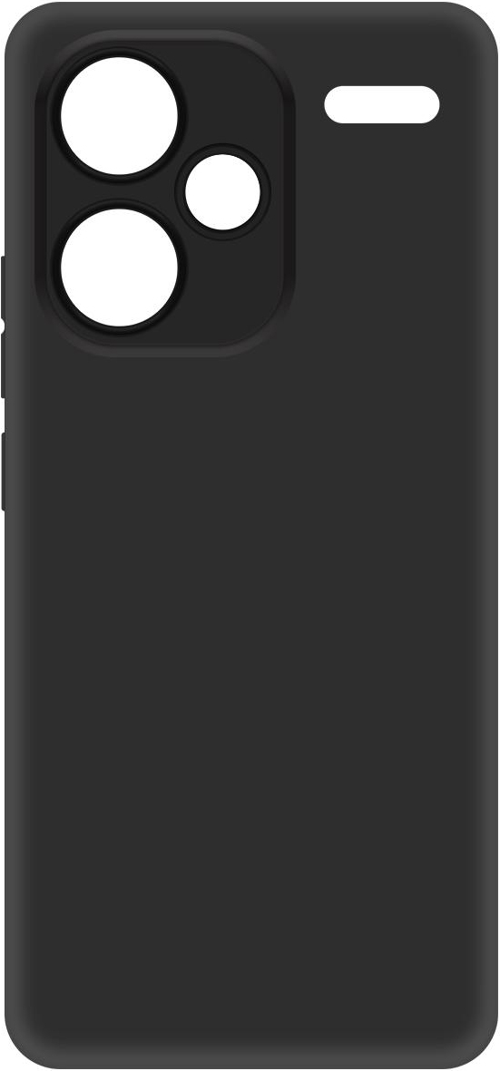 KRUTOFF Soft Case для Xiaomi Redmi Note 13 Pro+ (черный)