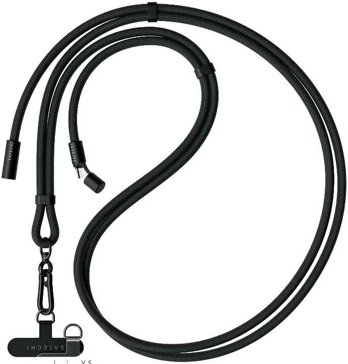 Satechi OntheGo Crossbody Lanyard USB-C 60W 1.5 м (черный)