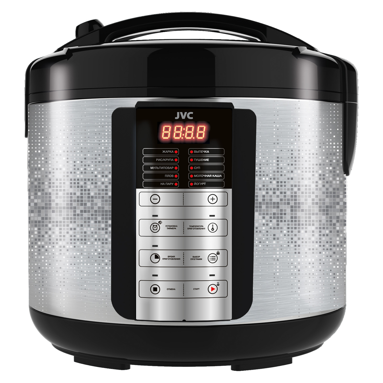 JVC JK-MC500 (серебристо-черный)