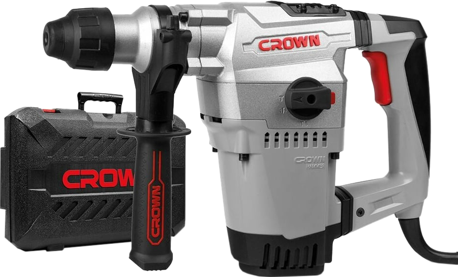 Перфоратор Crown CT18158 BMC (серебристо-черный)