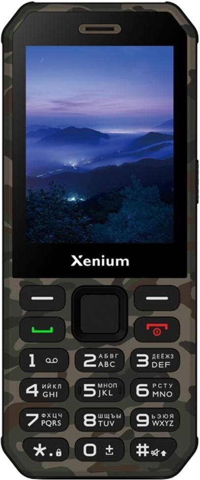 Xenium X300 (зеленый камуфляж)