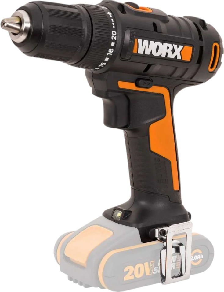 Аккумуляторная дрель-шуруповерт WORX WX108.9 (черно-оранжевый)