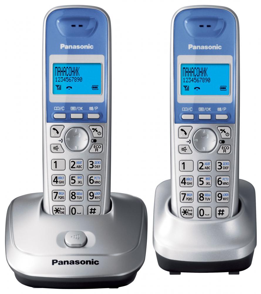 Panasonic KX-TG2512 (серебристый)
