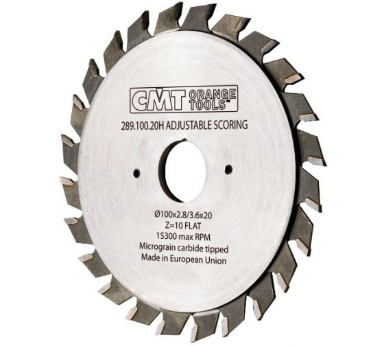 CMT 100X20X2.8-3.6/ 12 FLAT Z=10+10 289.100.20H