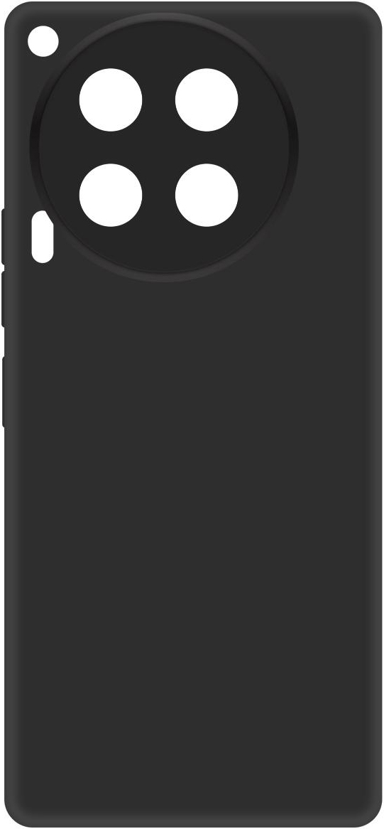 KRUTOFF Soft Case для TECNO Camon 30 (черный)