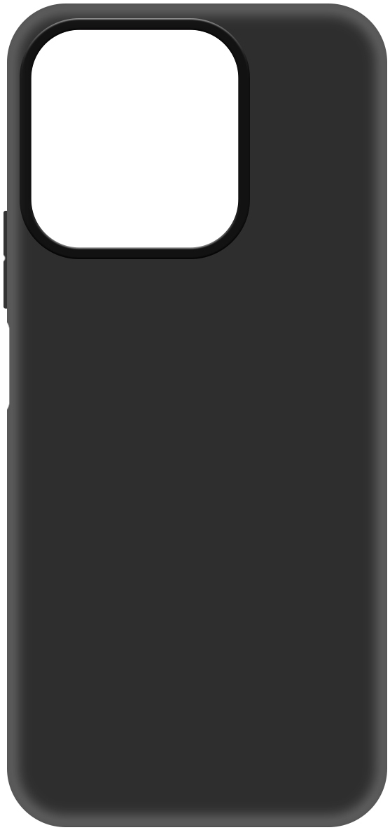 KRUTOFF Soft Case для Honor X8c (черный)