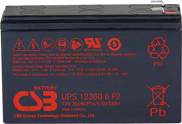 CSB UPS123606 F2 (красно-черный)