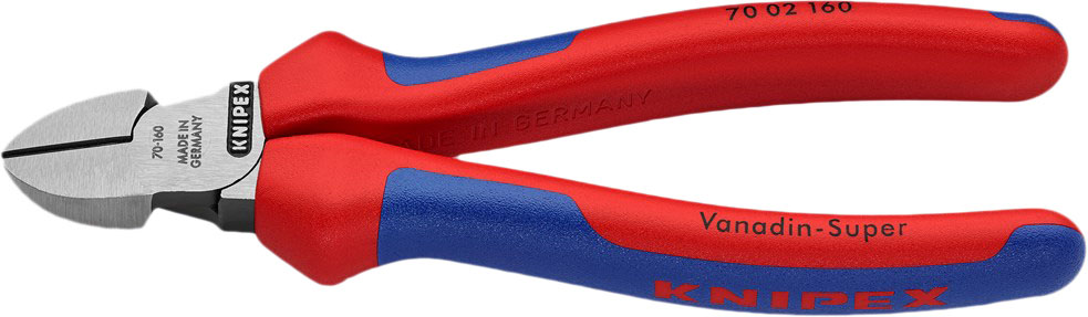 Бокорезы Knipex KN-7002160SB (красно-синий)