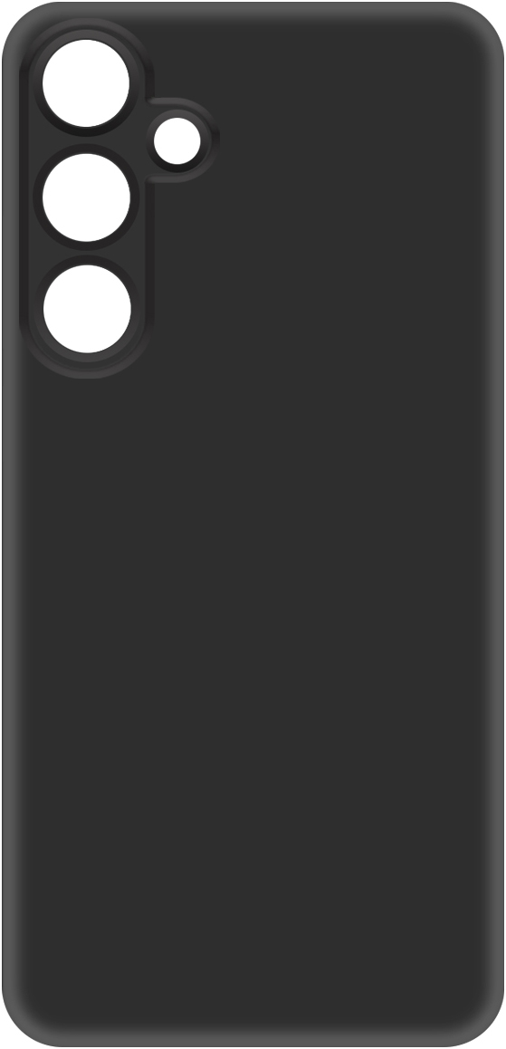 KRUTOFF Soft Case для Samsung Galaxy S24+ (черный)