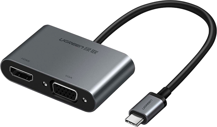 Хаб Ugreen CM162 (космический серый)
