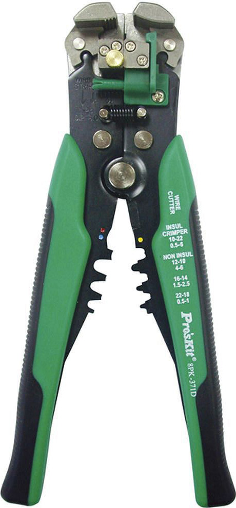 Стриппер ProsKit 8PK-371D (черно-зеленый)