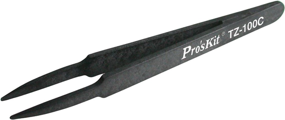 Пинцет ProsKit TZ-100C 00288495 (черный)