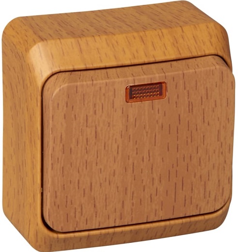 Выключатель Schneider Electric Этюд Дача BA10-005T (бук)
