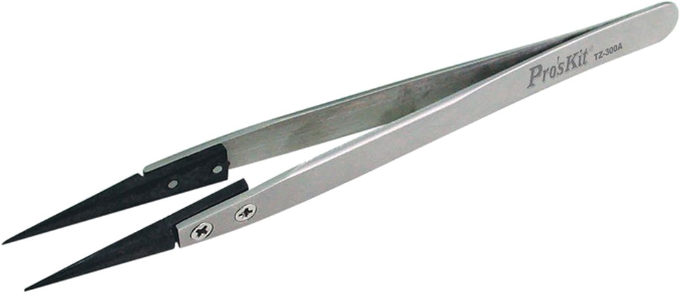 Пинцет ProsKit TZ-300A 00245528 (черно-серебристый)
