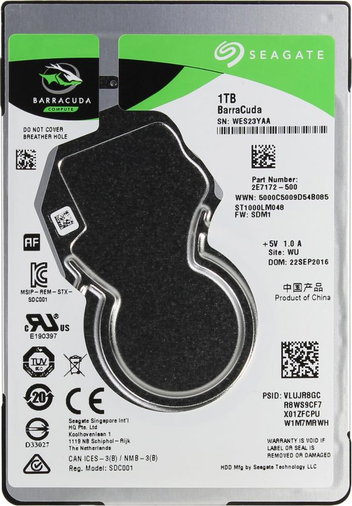 Seagate Barracuda 1TB 2.5"