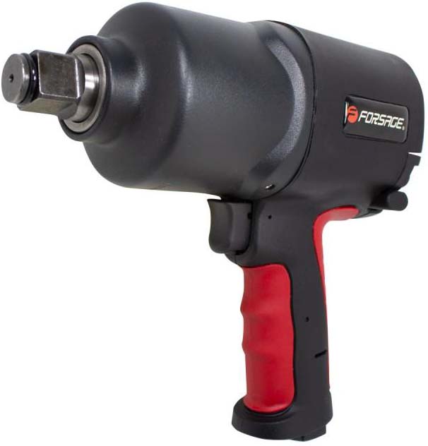 Пневмогайковерт Forsage Twin Hammer F-82566 (черно-красный)