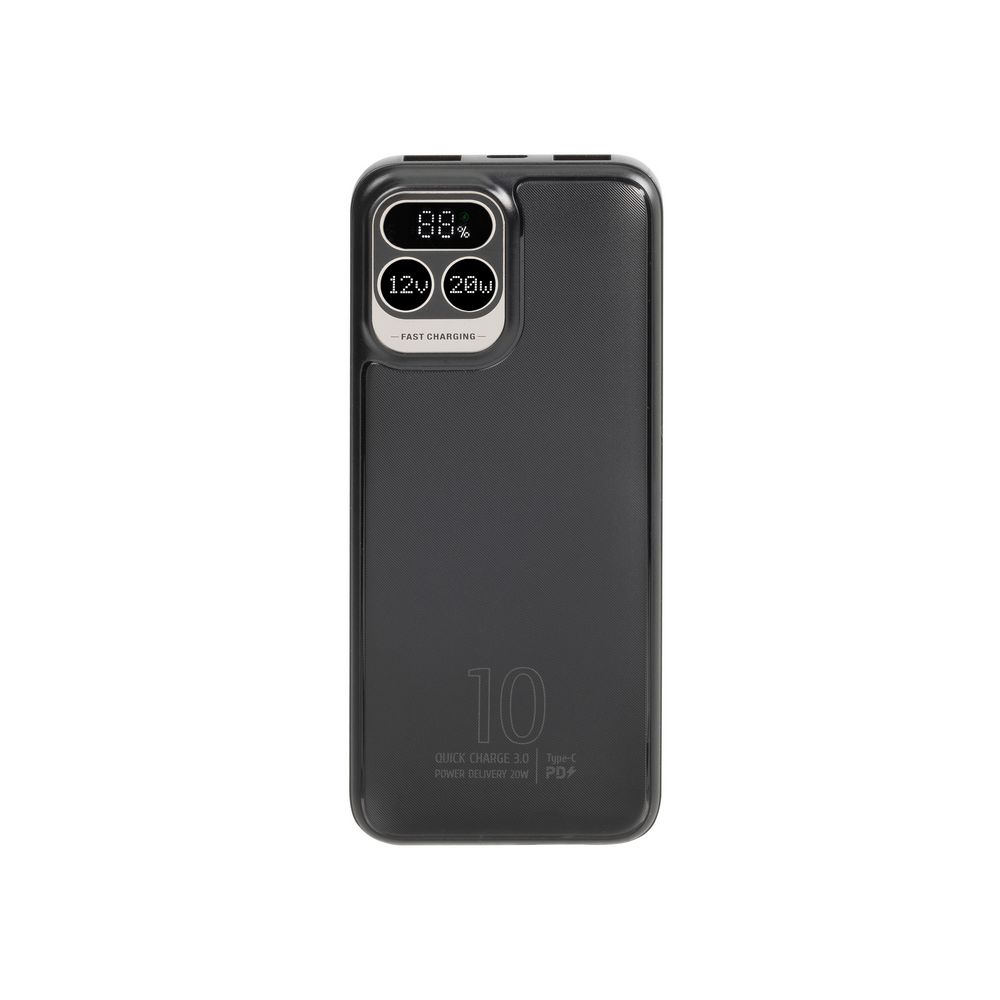 RIVACASE VA2511 QC/PD 20W, черный (черный)