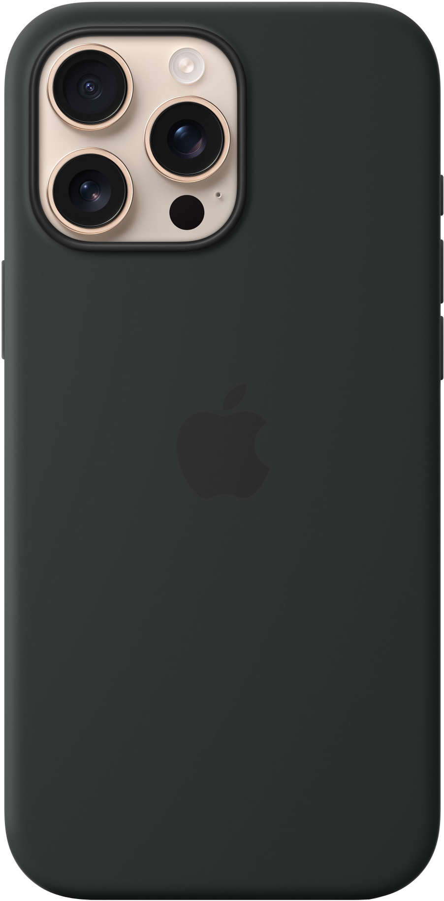 Apple Silicone Case with MagSafe для iPhone 16 Pro Max (черный)
